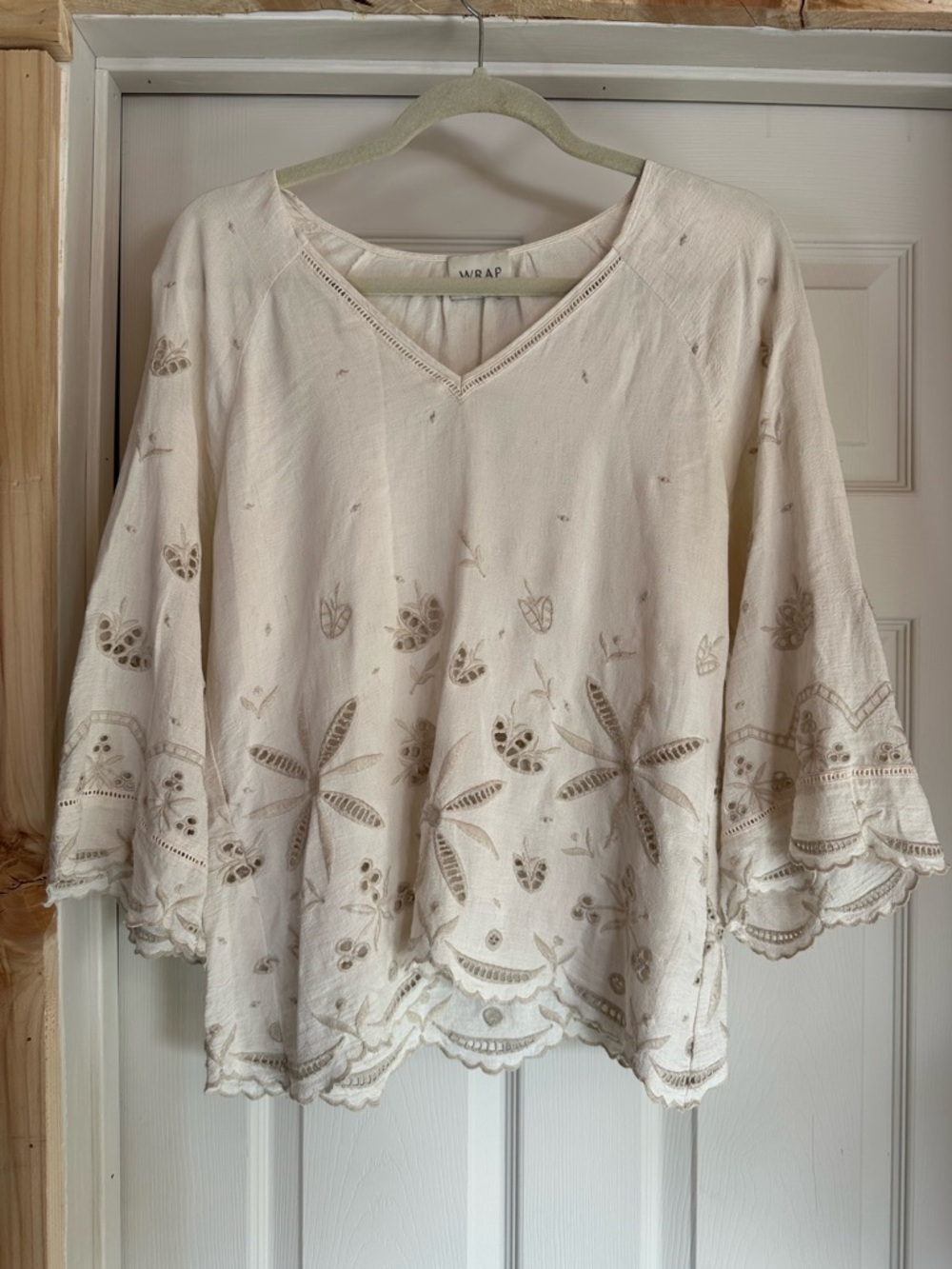 Wrap London Embroidered Blouse